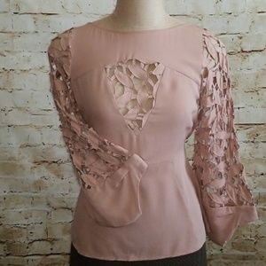 ▪BCBG▪ 🌹Blush🌹 Silk Top, XS